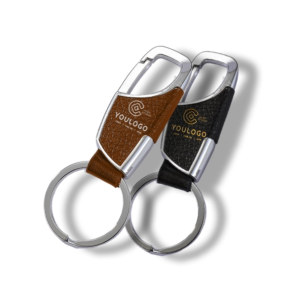 Metal PU Leather Vintage Key Holders