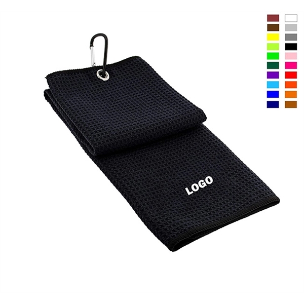 Microfiber Golf Waffle Texture Towel