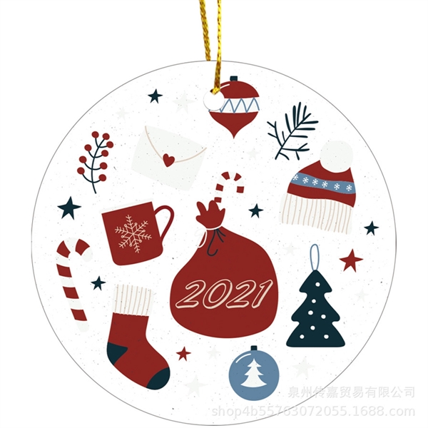 Christmas Ceramic Pendant