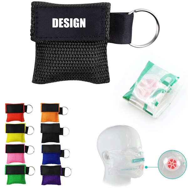 CPR Face Mask Shield With Key Chain