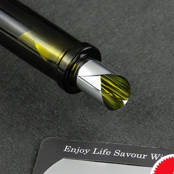 Foil Wine Pourer with Custom Pacakging