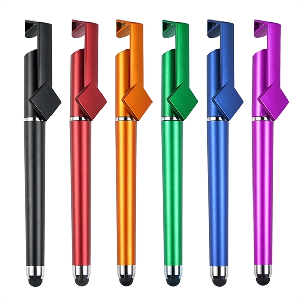 QR Code Phone Holder Touch Screen Ballpoint Pen