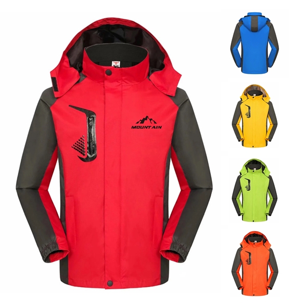 Colorblock Waterproof Jacket