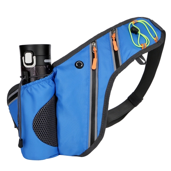 Crossbody Waist Bag Pack Pouch Water Bottle Holder Waistband