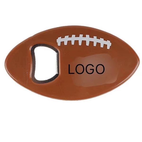 American Football Rugby Plastic Bottle Opener