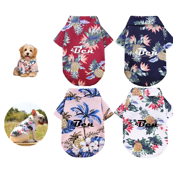 hawaii-style-floral-dog-clothes
