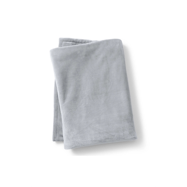 Lands End Coxy Plush Fleece Blanket