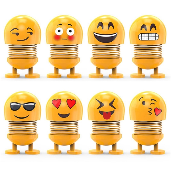 Spring Bouncing Smiling Face Doll
