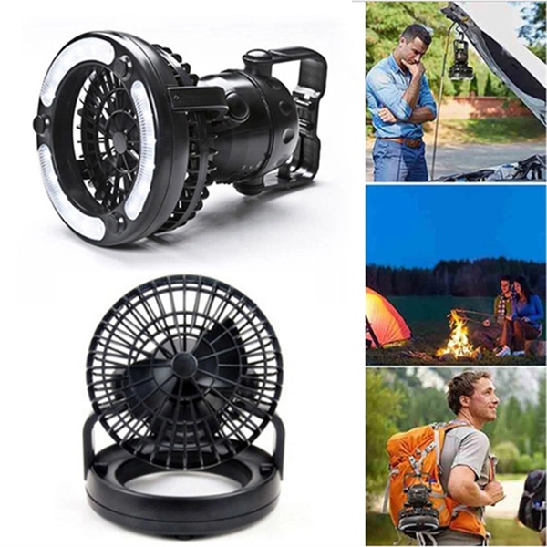 Outdoor Led Camping Lantern With Ceiling Fan