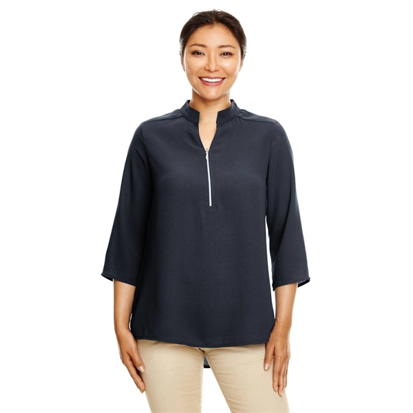 Devon & Jones Ladies' Perfect Fit™ Three-Quarter Sleeve C...