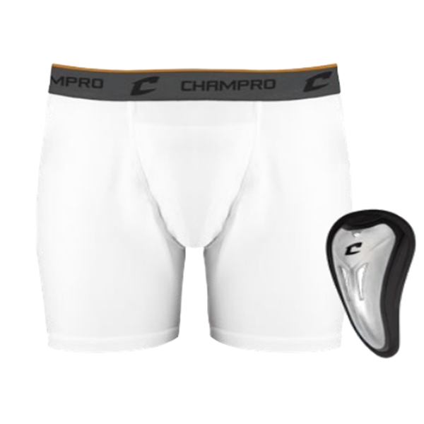 Adult Compression Boxer Short with C-Flex Cup