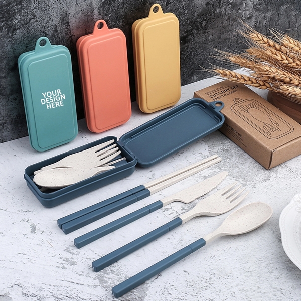 Biodegradable Wheat Straw Flatware Set