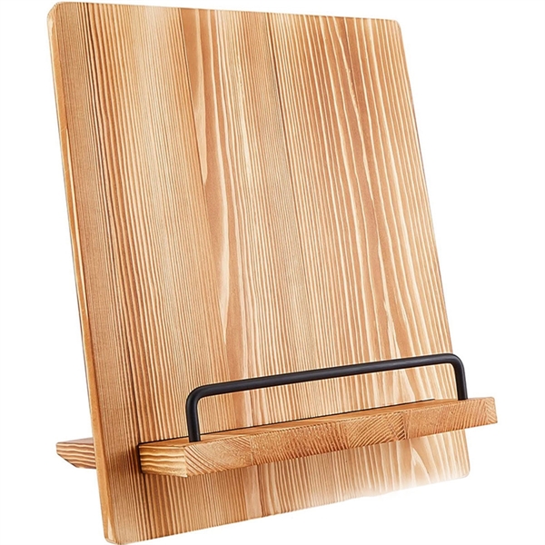 Wood Cookbook Stand For Kitchen