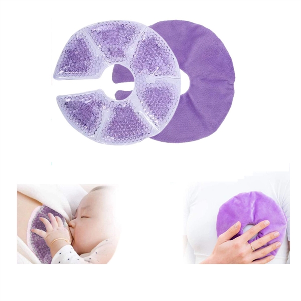 Hot Cold Plush Breast Gel Bead Packs
