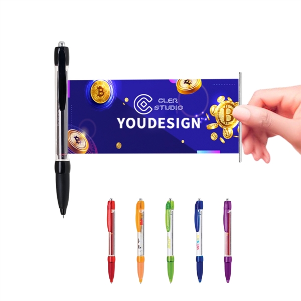 Stretchable Banner Advertising Ballpoint Pen