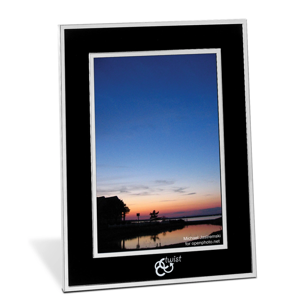 Black and Silver Aluminum Photo Frame - Barclay