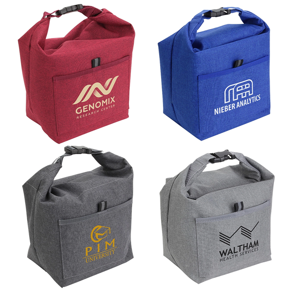 Bellevue Heathered Polyester Insulated Lunch Tote