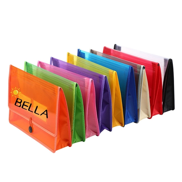 A4 Popper Wallet Plastic Folder Poly Pockets Envelope
