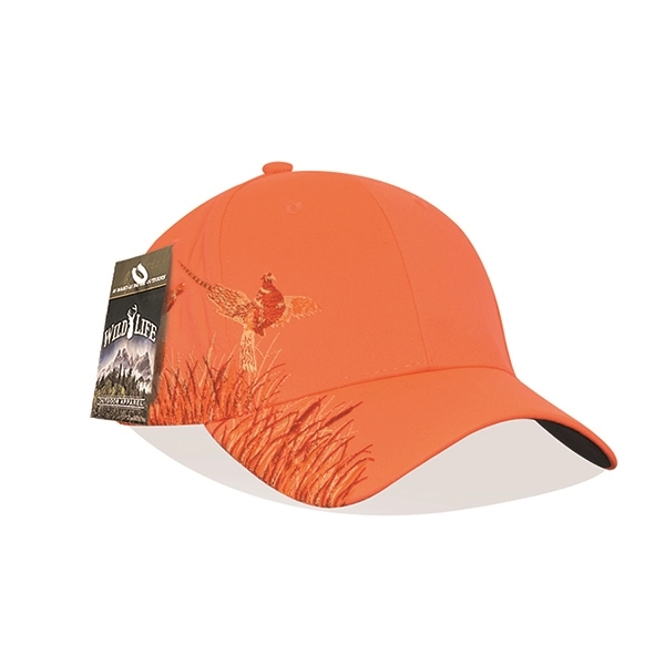 Pre Decorated Wildlife Hunting Neon Orange Cap