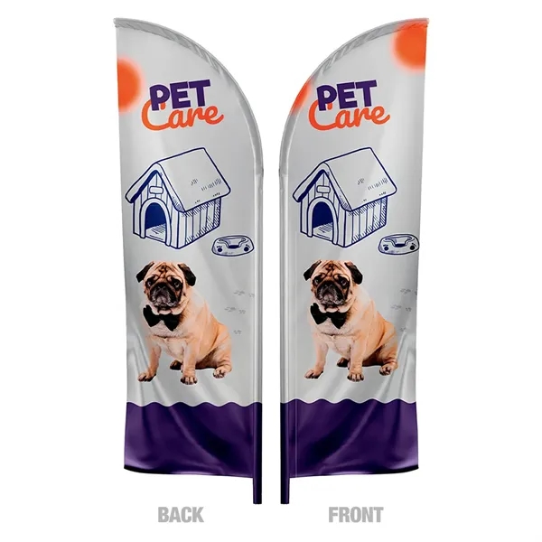 Feather Flag Double Sided 10ft Graphic