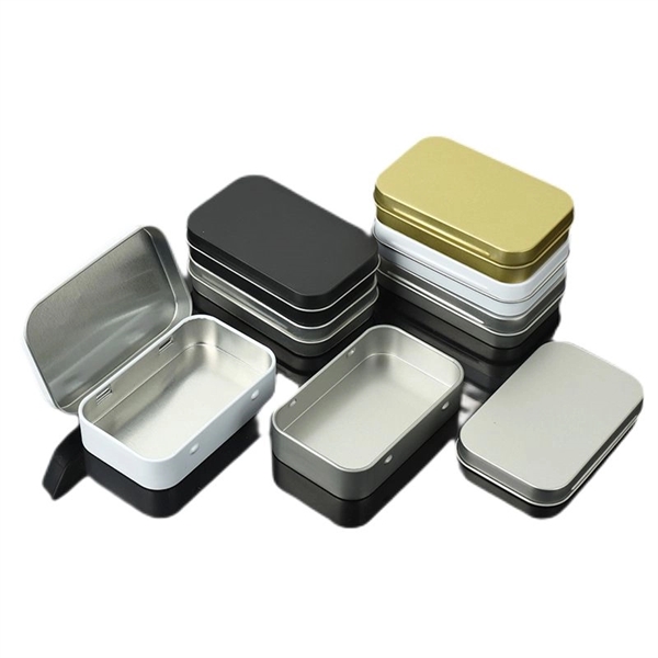 Metal Hinged Tin Box