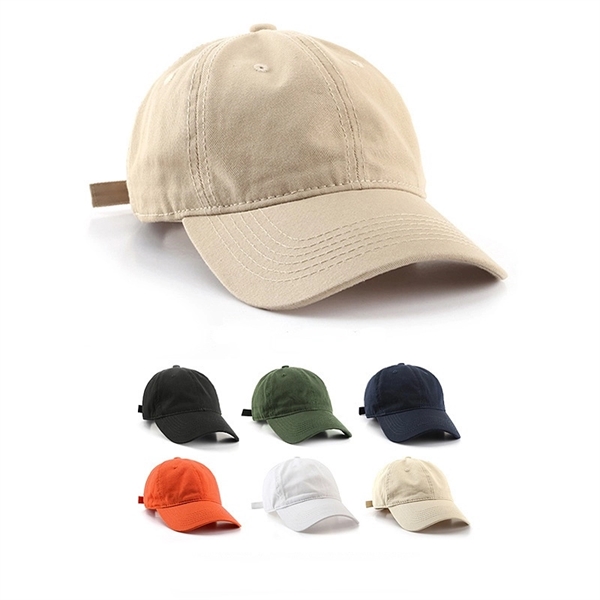 6 Panels Unstructured Baseball Cap