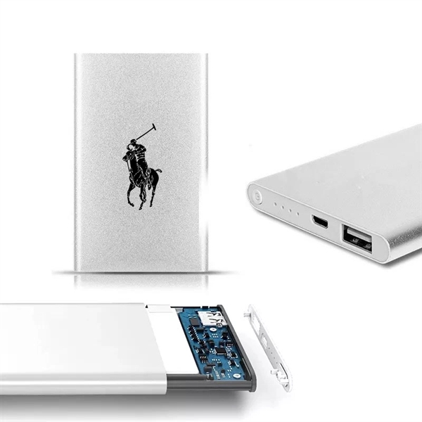 High Quality Ultra Slim Power Bank 5000mah