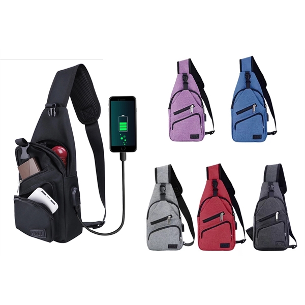 Crossbody Sling Backpack