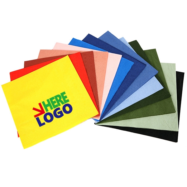 2 Ply Colored Beverage Napkins