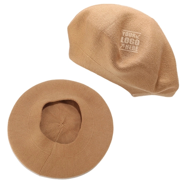 Women's Cashmere Winter Cap Can Be Printed Embroidery Logo