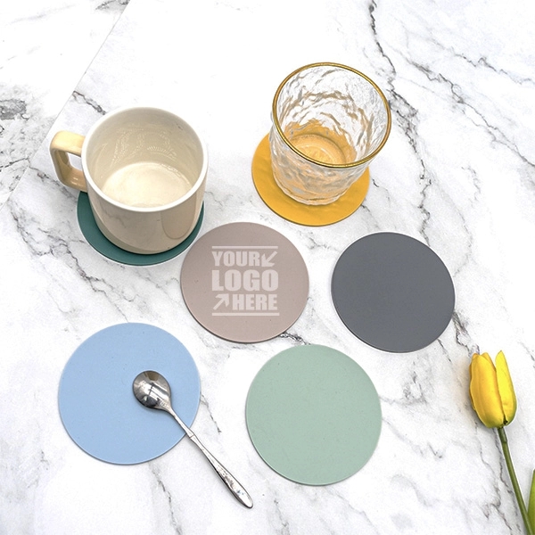 Round Silicone Coaster Diameter 4in