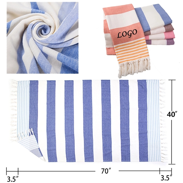 Cotton Absorbent Soft Beach Towel 40*70