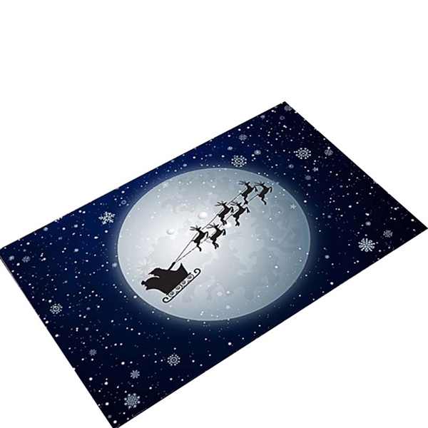 Custome Non Slip Crystal Velvet Indoor Doormat