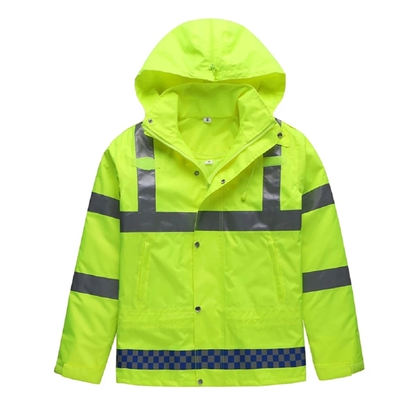 Safety Jacket Reflective Raincoat High Visibility