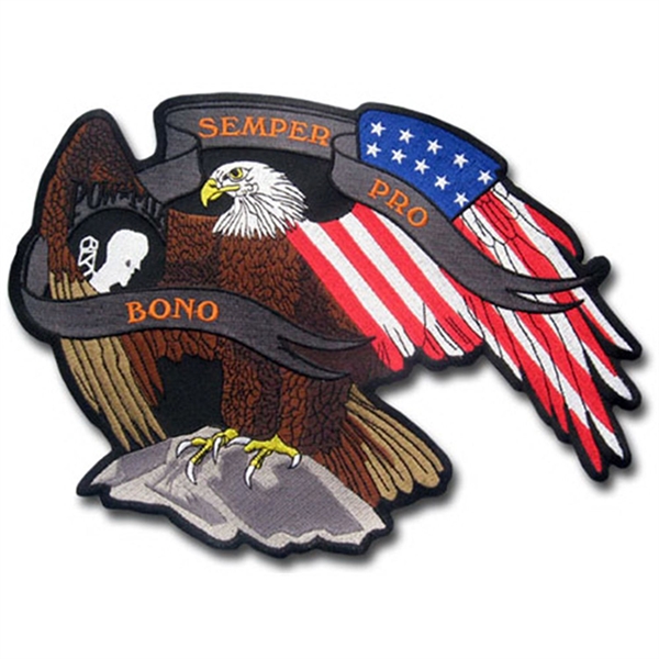 3.5" Embroidered Sewn on Patches