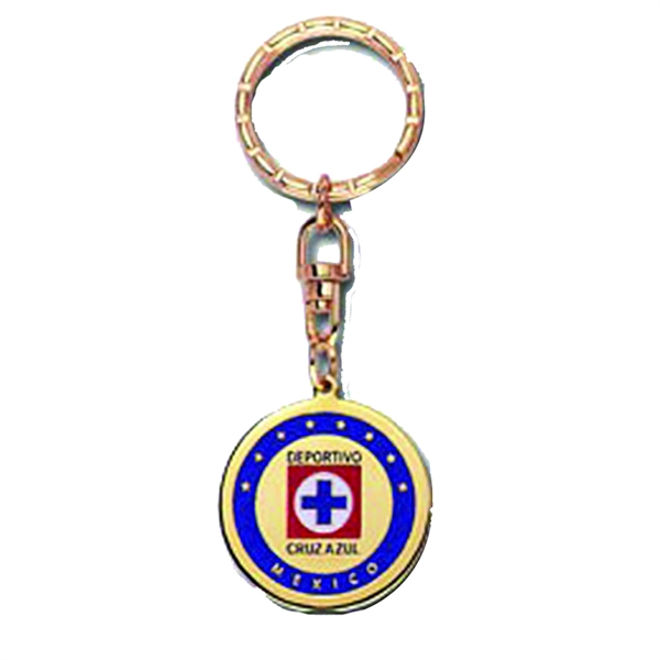 1.25 inch Metal Hard Enamel KEY TAGS