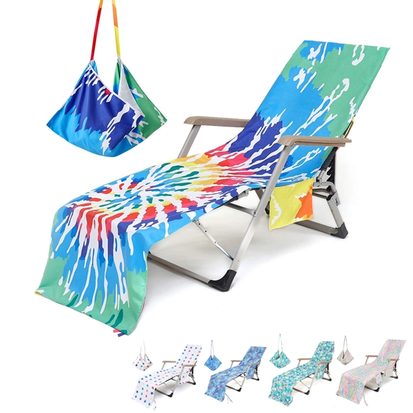 Customized Beach Chair Chaise Towel 