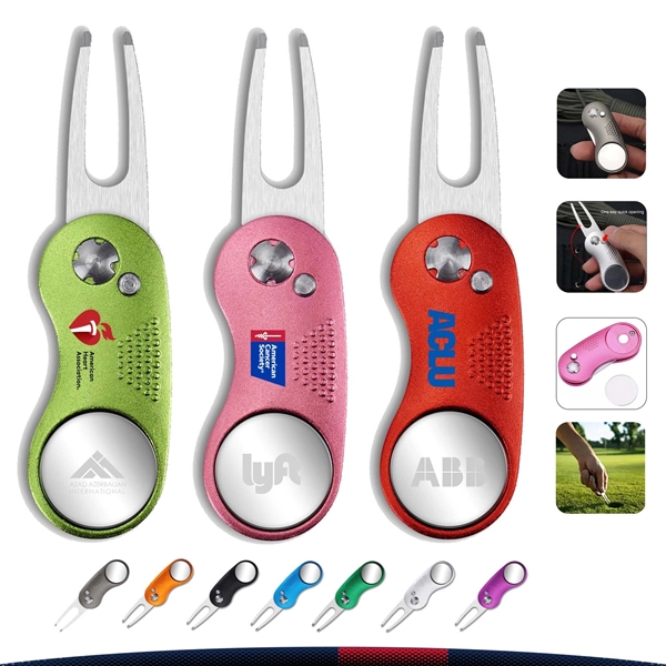 Foldable Golf Divot Tool