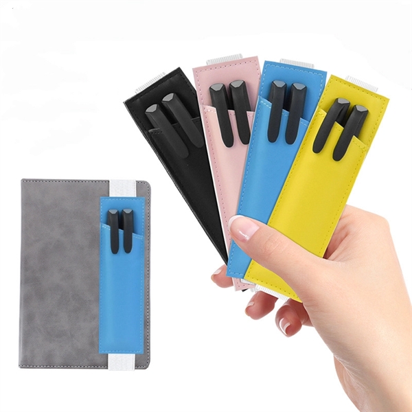 Elastic Band Pen Holder For Notebooks
