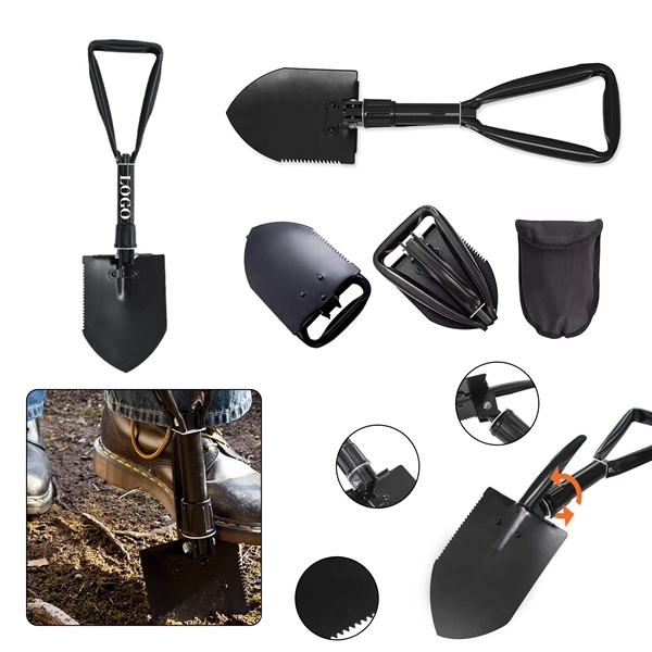 Large Multifunctional Folding Engineer Shovel