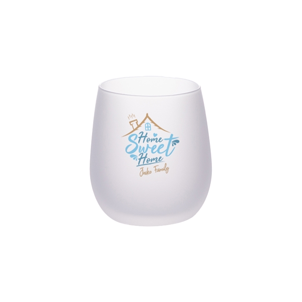 17 oz Frosted Stemless Wine Glass