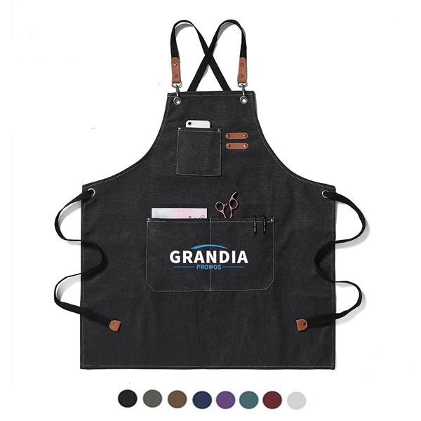 Kitch Style Washed Canvas Apron