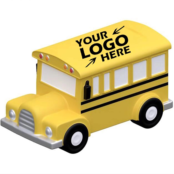 PU Foam School Bus Stress Toy