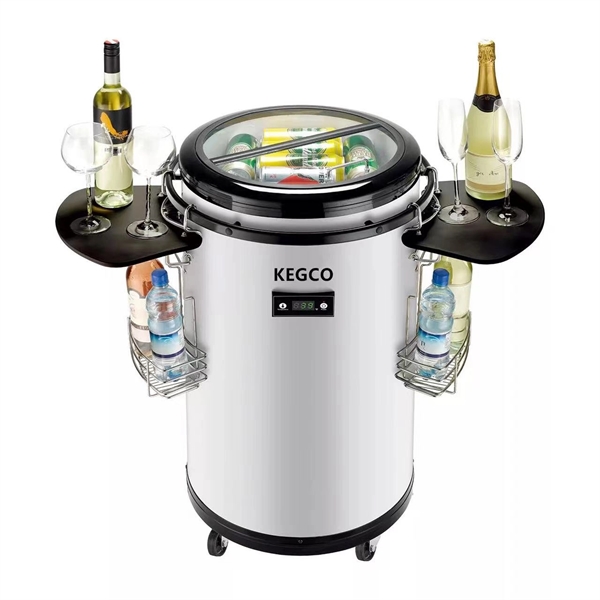50L Round Barrel Electric Beverage Party Cooler