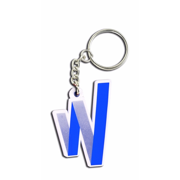 2.5 inch 2-D PVC KEY TAGS