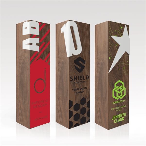Square Walnut Award