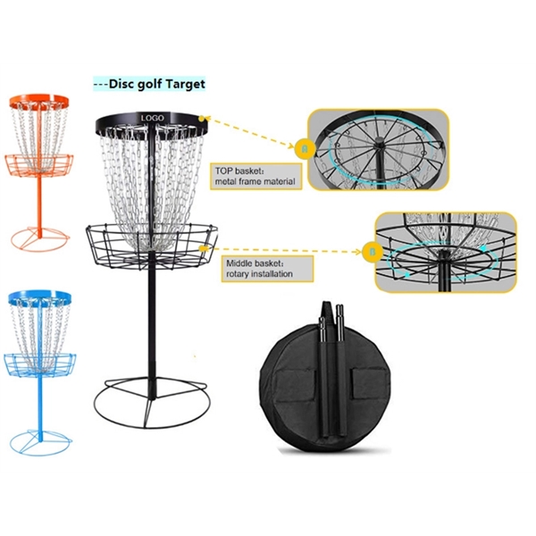 Portable Disc Golf Basket Target