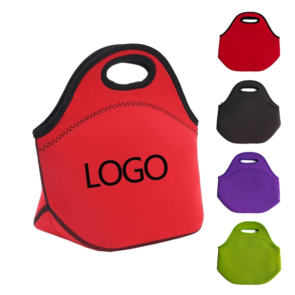 Neoprene Insulated Zippered Lunch Bag