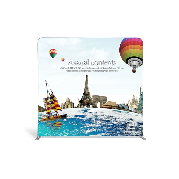 Straight Fabric Display Wall Kit - 1 Side Imprint