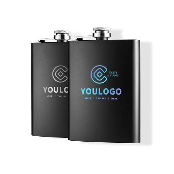 8 Oz Portable Stainless Steel Wine Flasks Bottle